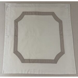 Ralph Lauren Euro Sham One Suite Framed Pique Mink Hotel Luxury‎ Washed Once